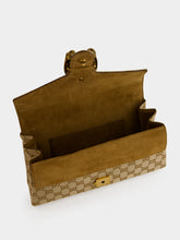 Gucci Sand and Brown GG Dionysus Medium Shoulder Bag