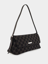 Gucci Black GG Denim Madison Medium Shoulder Bag