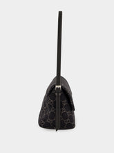 Gucci Black GG Denim Madison Medium Shoulder Bag