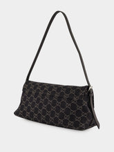 Gucci Black GG Denim Madison Medium Shoulder Bag