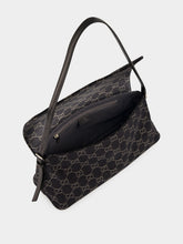 Gucci Black GG Denim Madison Medium Shoulder Bag