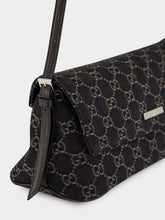 Gucci Black GG Denim Madison Medium Shoulder Bag