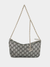 Gucci Silver and Black GG Mesh Evening Bag