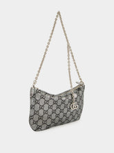 Gucci Silver and Black GG Mesh Evening Bag