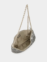 Gucci Silver and Black GG Mesh Evening Bag