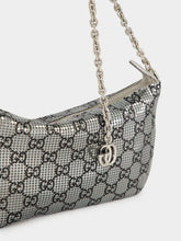 Gucci Silver and Black GG Mesh Evening Bag
