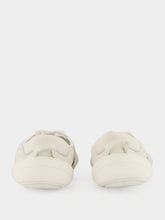 Gucci White Suede and Leather Flex Sneakers