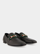 Gucci Black Como Leather Loafers