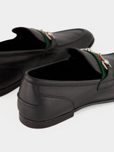 Gucci Black Como Leather Loafers