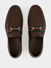 Gucci Brown Leather Como Horsebit Loafers