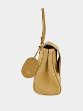 Gucci Sand Suede Paparazzo Medium Top Handle Bag