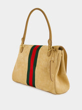 Gucci Sand Suede Paparazzo Medium Top Handle Bag