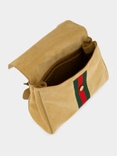 Gucci Sand Suede Paparazzo Medium Top Handle Bag