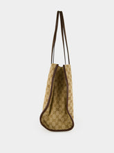 Gucci Sand and Brown GG Londra Large Tote Bag