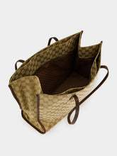 Gucci Sand and Brown GG Londra Large Tote Bag