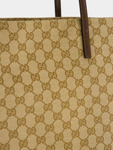 Gucci Sand and Brown GG Londra Large Tote Bag