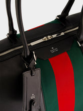 Gucci Black Mega Web Trademark Large Duffle Bag