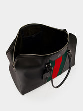Gucci Black Mega Web Trademark Large Duffle Bag