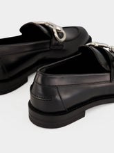 Gucci Black Leather Boulevard Horsebit Loafers