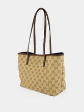 Gucci Sand and Brown GG Canvas Tribeca Small Tote Bag