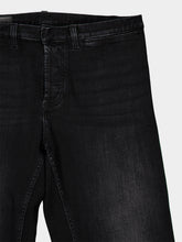 Gucci Black Flared Denim Jeans with Web