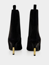 Gucci Black Leather Pointed-Toe Ankle Boots