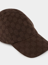Gucci Brown GG Cotton Canvas Baseball Hat