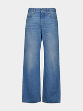 Gucci Light Blue Stone Washed Straight-Leg Jeans