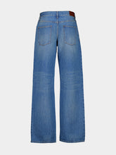 Gucci Light Blue Stone Washed Straight-Leg Jeans