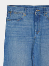 Gucci Light Blue Stone Washed Straight-Leg Jeans