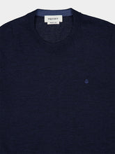 McQueen Indigo Wool Crew Neck Jumper