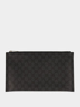 Gucci Black GG Essence Classic Medium Pouch