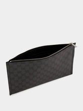 Gucci Black GG Essence Classic Medium Pouch
