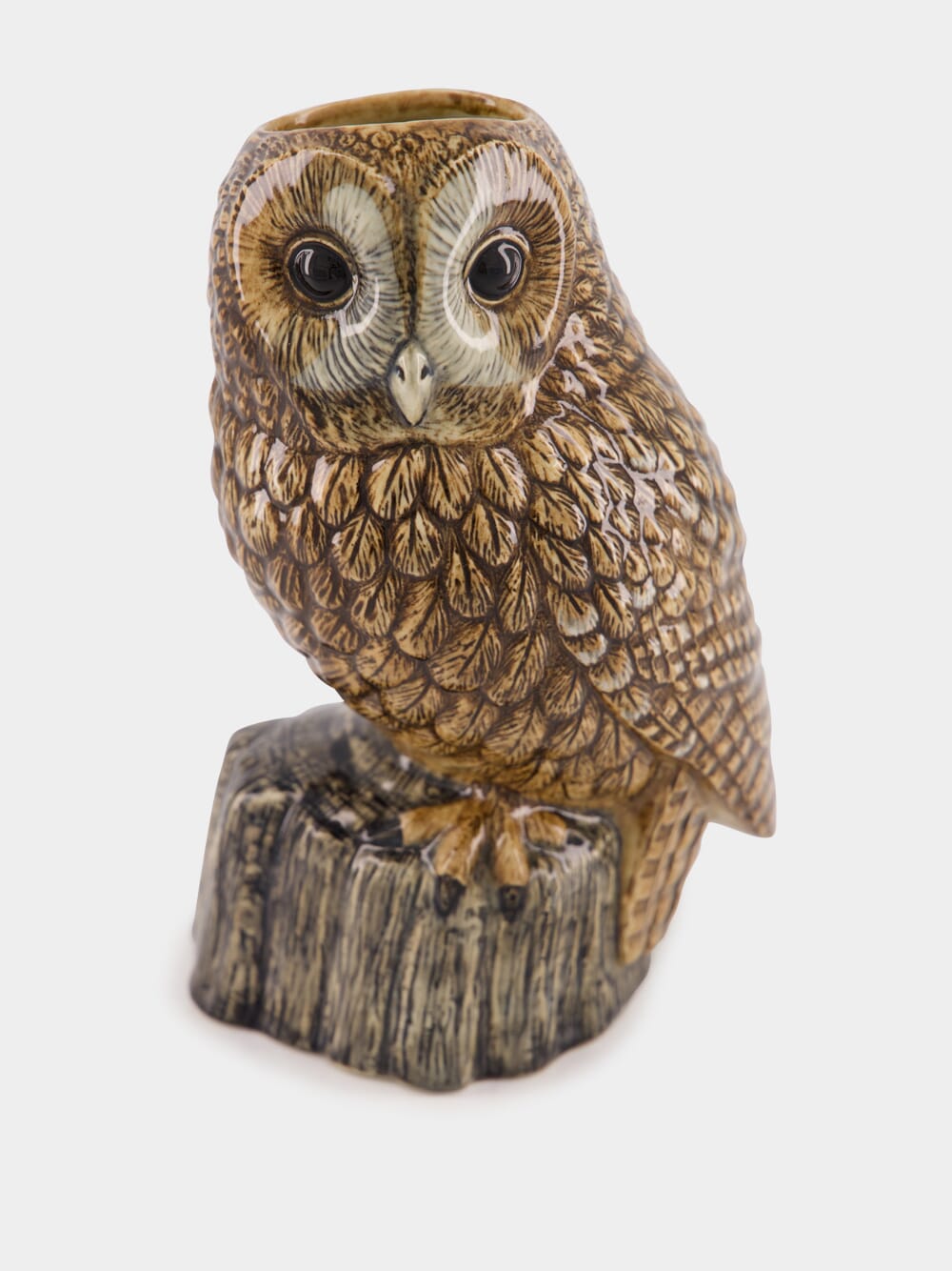 Tawny Owl vase