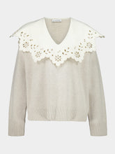 Altuzarra Bone Melange Toro Merino Wool Sweater