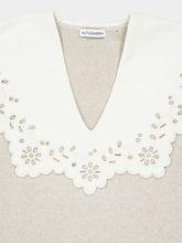 Altuzarra Bone Melange Toro Merino Wool Sweater