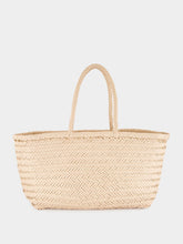 Dragon Diffusion Natural Triple Jump Big Woven Leather Tote