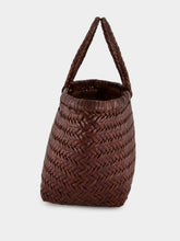 Dragon Diffusion Triple Jump Small Basket Bag in Brown