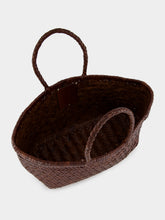Dragon Diffusion Triple Jump Small Basket Bag in Brown