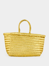 Dragon Diffusion Triple Jump Small Basket Bag in Gold