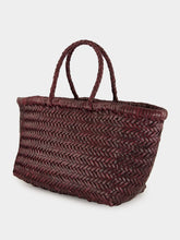 Dragon Diffusion Triple Jump Small Basket Bag in Plum