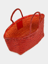 Dragon Diffusion Triple Jump Small Basket Bag in Poppy Red