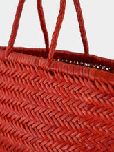 Dragon Diffusion Triple Jump Small Basket Bag in Poppy Red