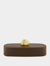 Assouline Brown Pebble Trinket Box