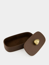 Assouline Brown Pebble Trinket Box