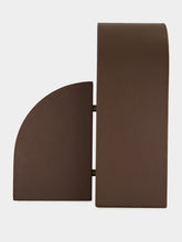 Assouline Brown Left Cubist Bookend