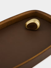 Assouline Brown Pebble Accessory Tray