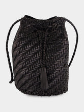 Dragon Diffusion Black Pompom Double Jump Hand-Crocheted Bag
