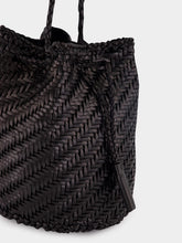 Dragon Diffusion Black Pompom Double Jump Hand-Crocheted Bag