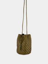 Dragon Diffusion Khaki Pompom Double Jump Hand-Crocheted Bag